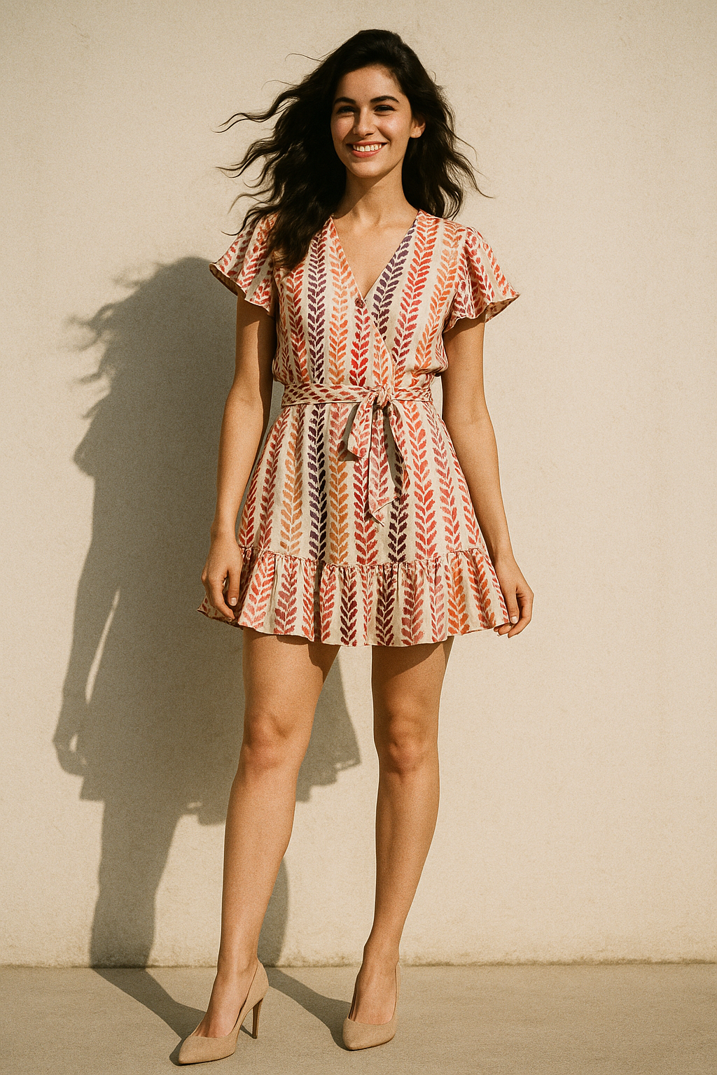 Bird Eyes Pattern Digital Printed Fabric