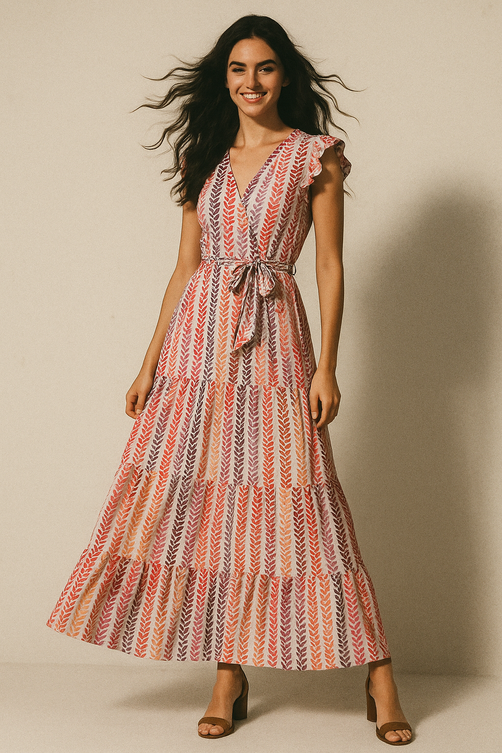 Bird Eyes Pattern Digital Printed Fabric