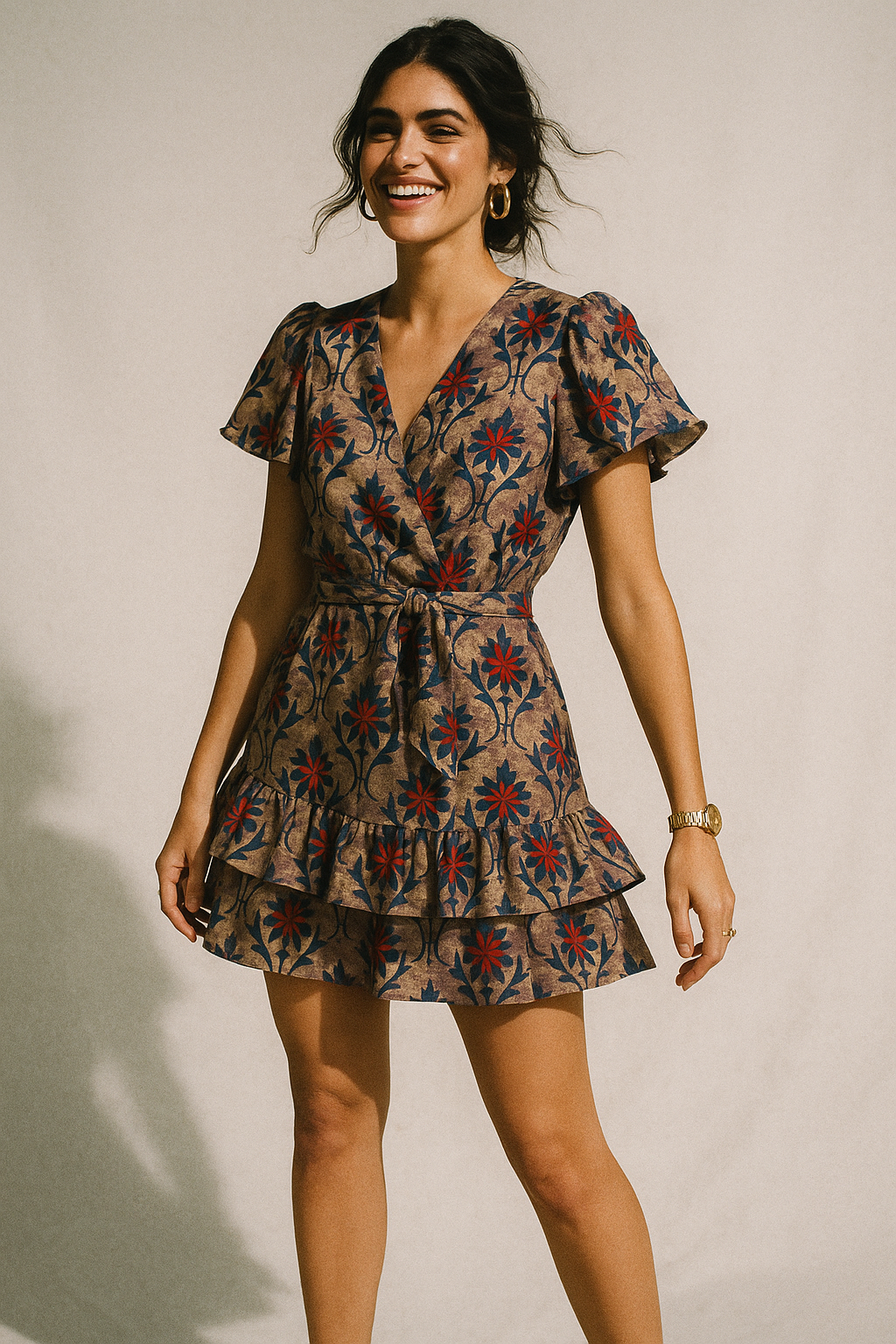 Maple Leaf Digital Printed Fabric