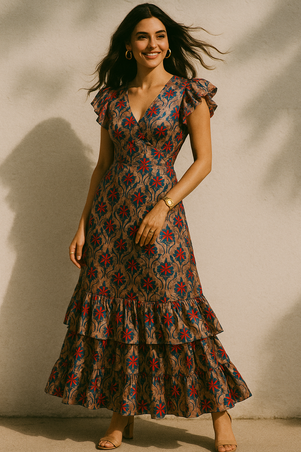 Maple Leaf Digital Printed Fabric