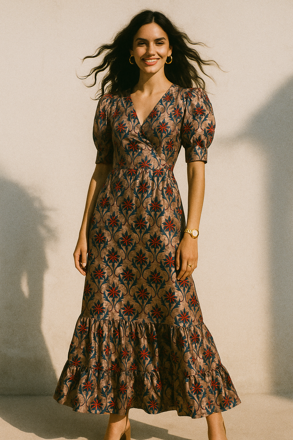 Maple Leaf Digital Printed Fabric