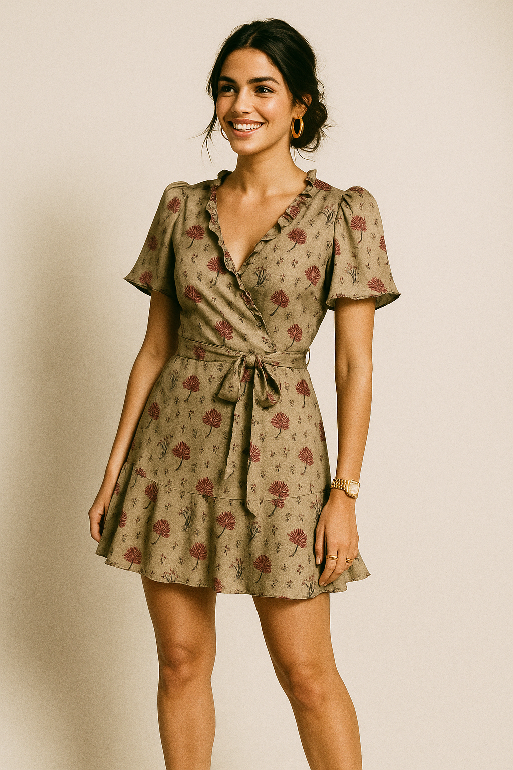 Fleur De Lis Design Digital Printed Fabric