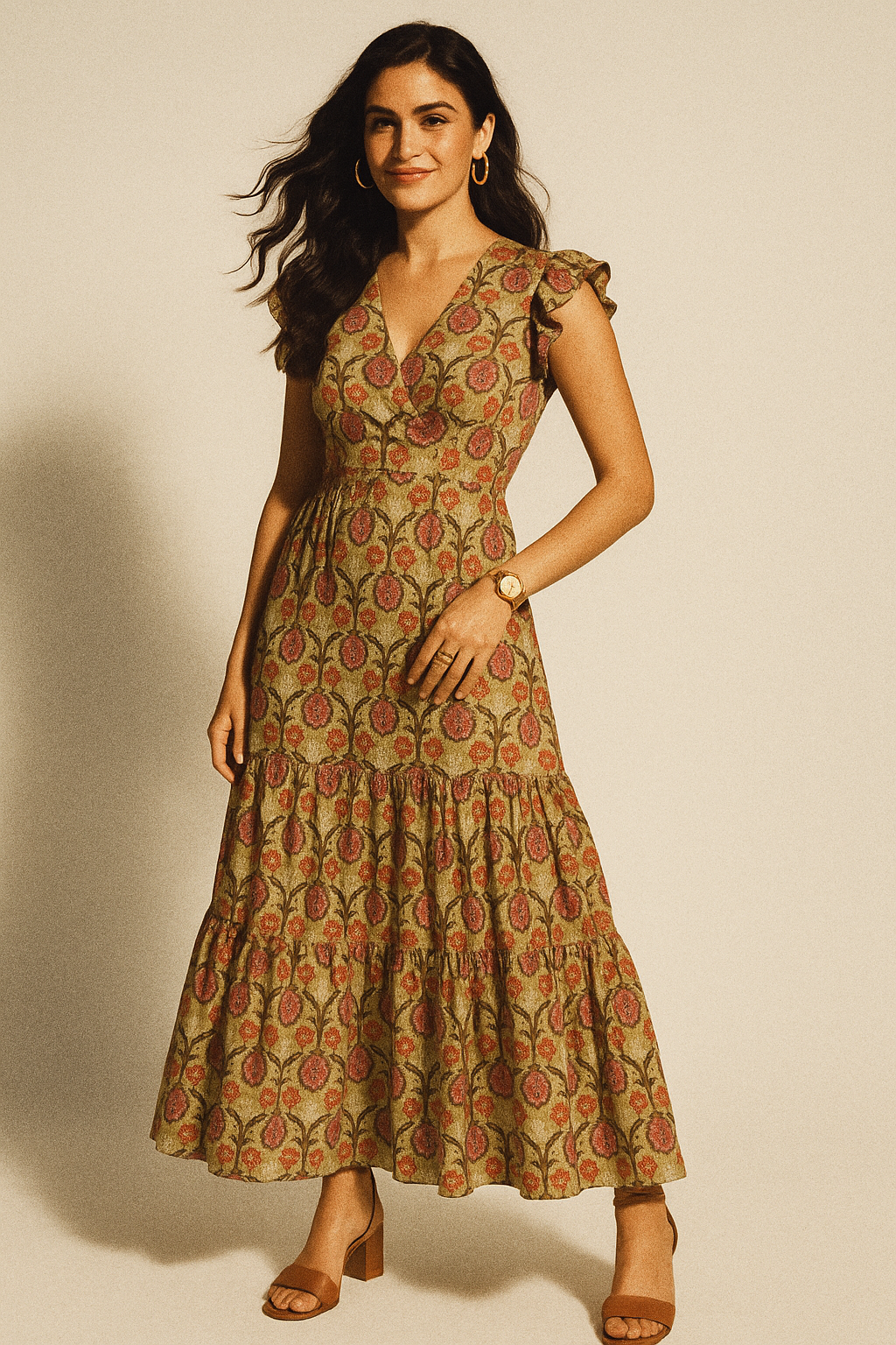 Decorative Damask Digital Printed Fabric