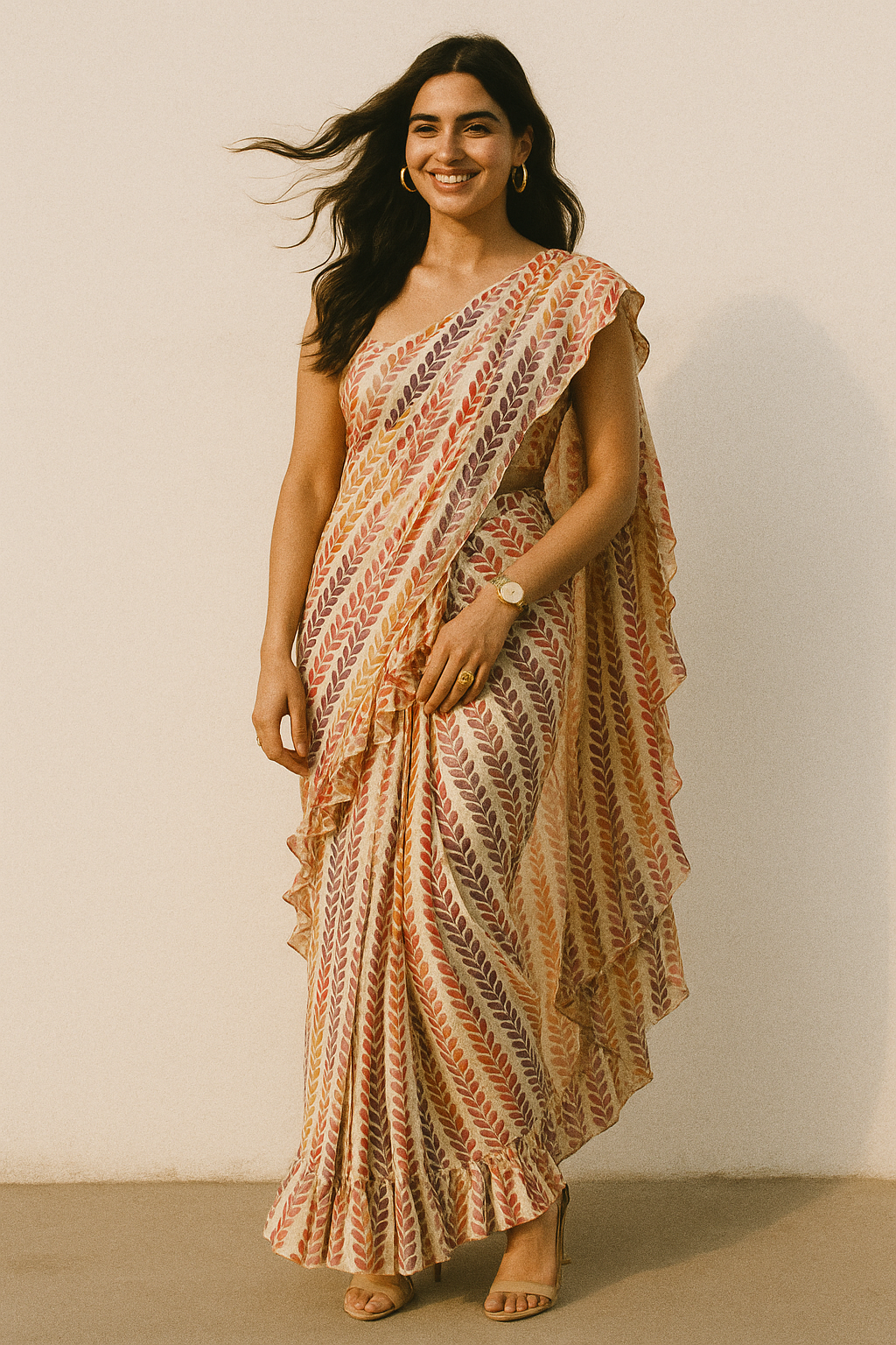 Bird Eyes Pattern Digital Printed Fabric