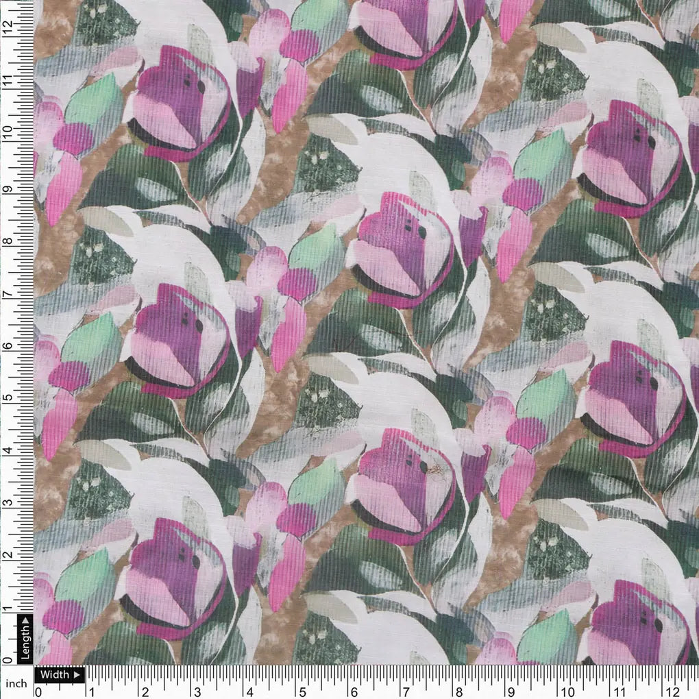 Linen Floral Printed Fabric – 202a2367copy