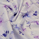 Purple Floral Printed Linen Fabric – 202a2395copy