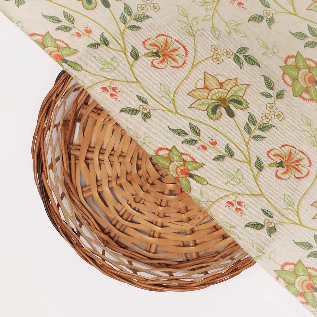 Floral Printed Linen Fabric – 202a2408copy
