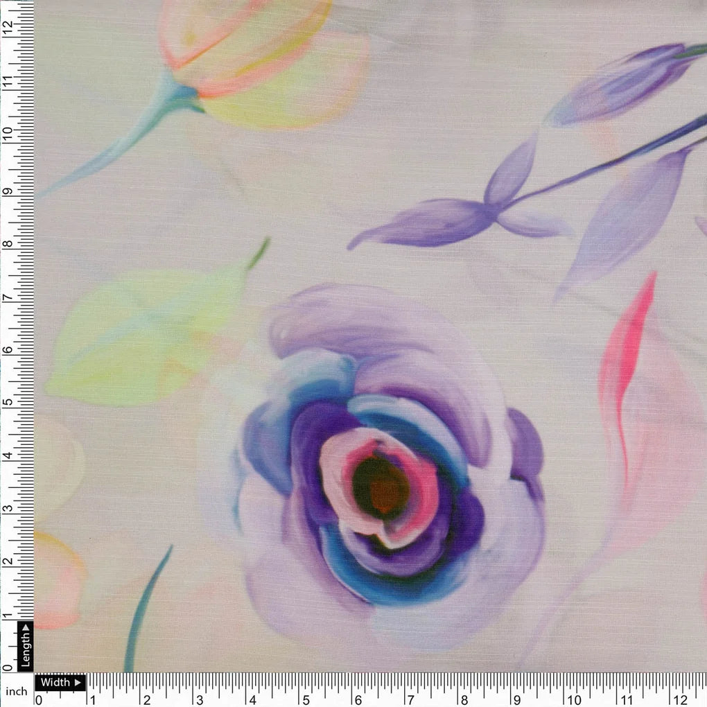 Linen Satin Floral Printed Fabric – 202a2420copy