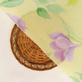 Yellow Floral Linen Satin Fabric – 202a2428copy