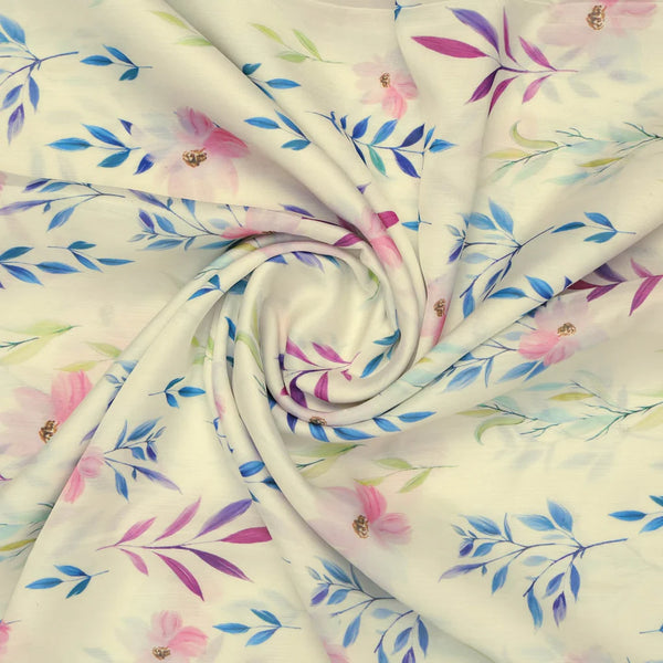 Linen Floral Printed Fabric – 202a2431copy - alternate view