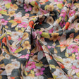 Black Floral Linen Satin Fabric – 202a2452copy