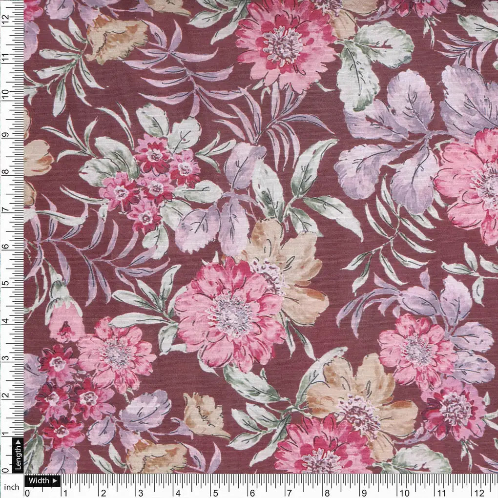 Linen Satin Floral Printed Fabric – 202a2455copy