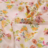 Peach Floral Linen Fabric – 202a2472copy