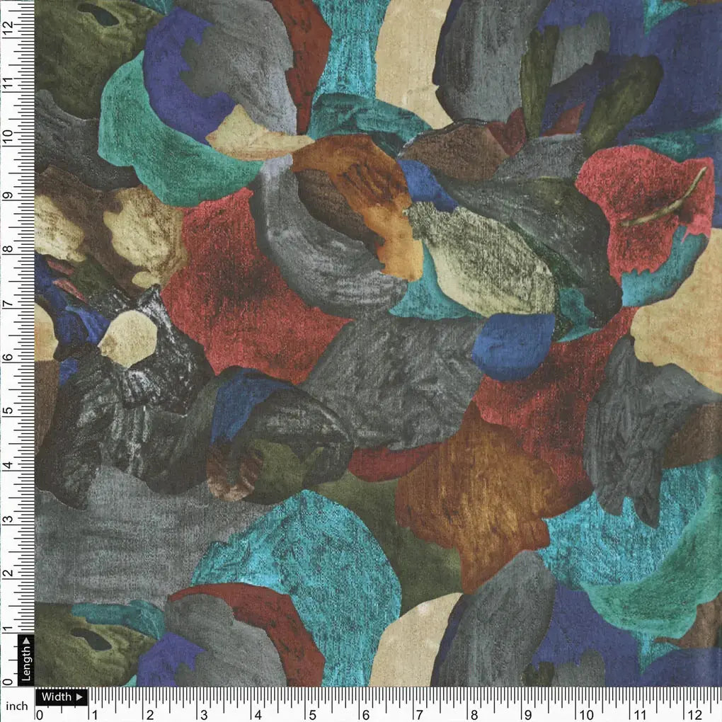 Abstract Print Crepe Fabric – 202a2505copy