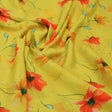 Yellow Floral Printed Crepe Fabric – 202a2513copy