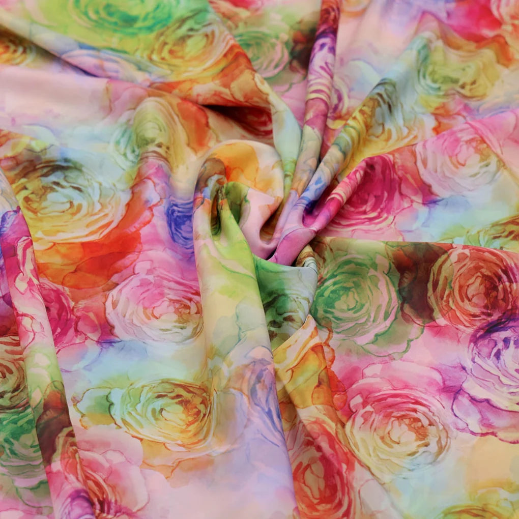 Watercolor Floral Crepe Fabric – 202a2523copy
