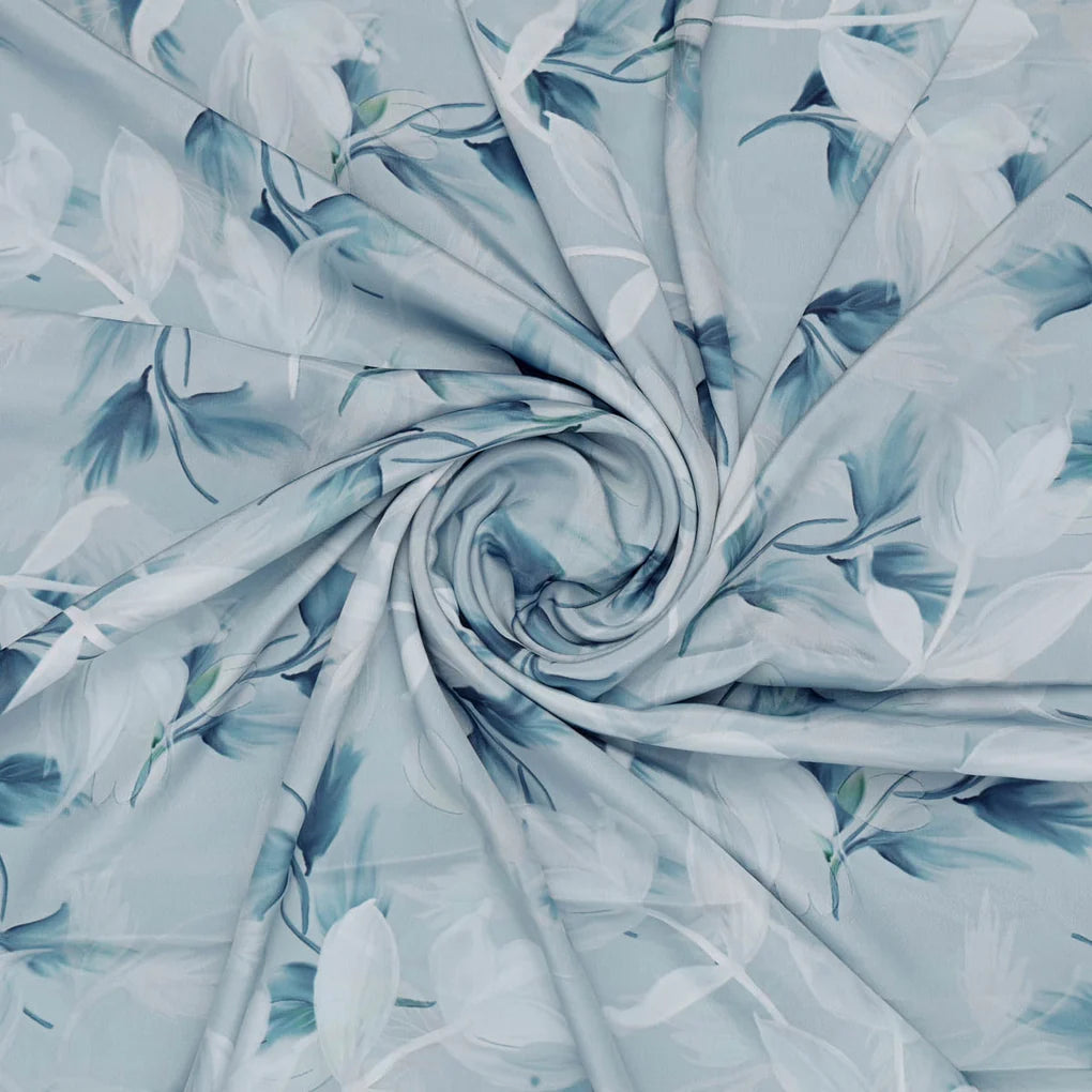 Light Blue Floral French Crepe Fabric – 202a2550copy