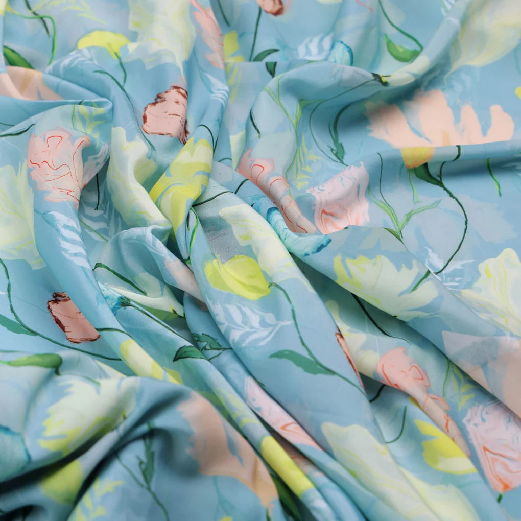 Floral Printed French Crepe Fabric – 202a2618copy2