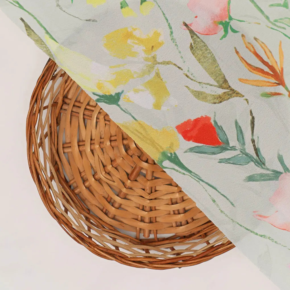 Floral Printed French Crepe Fabric – 202a2625copy