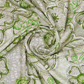 Green Floral French Crepe Fabric – 202a2628copy