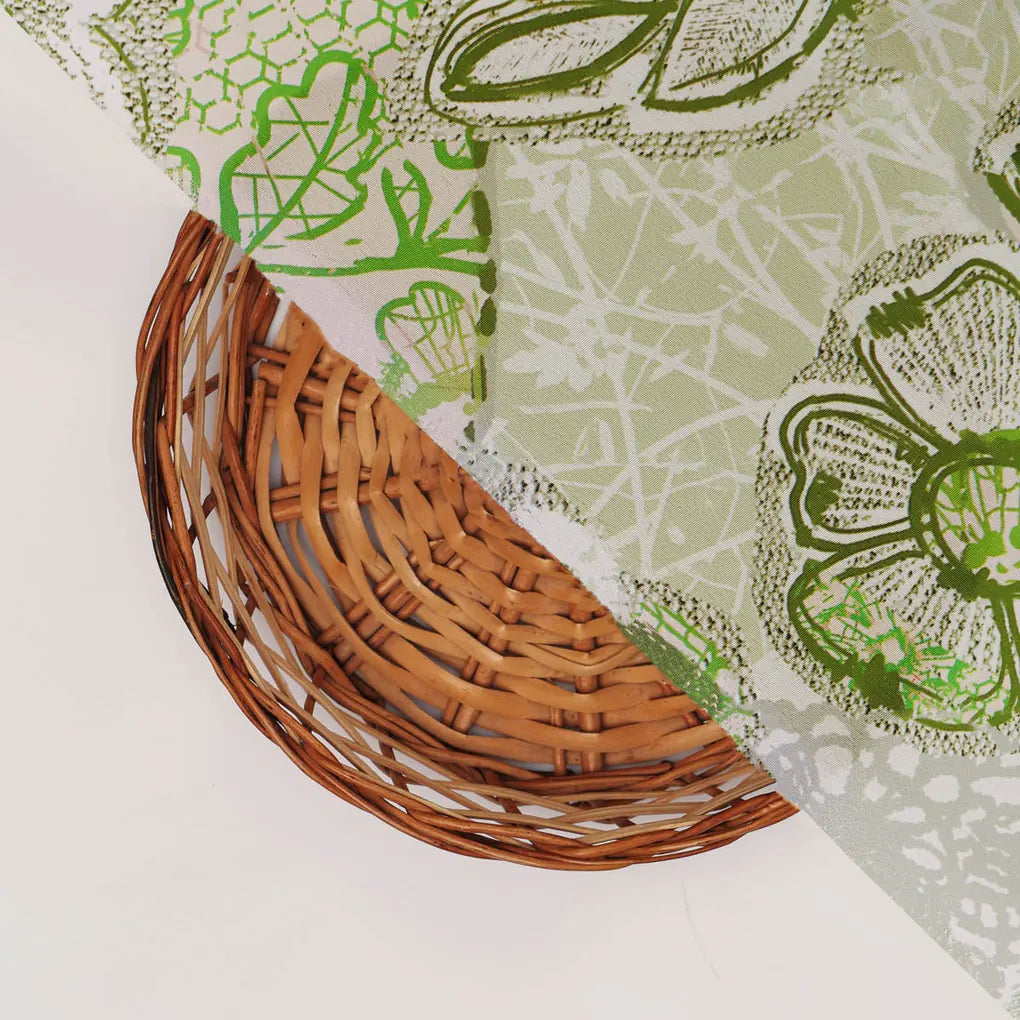 Green Floral French Crepe Fabric – 202a2630copy