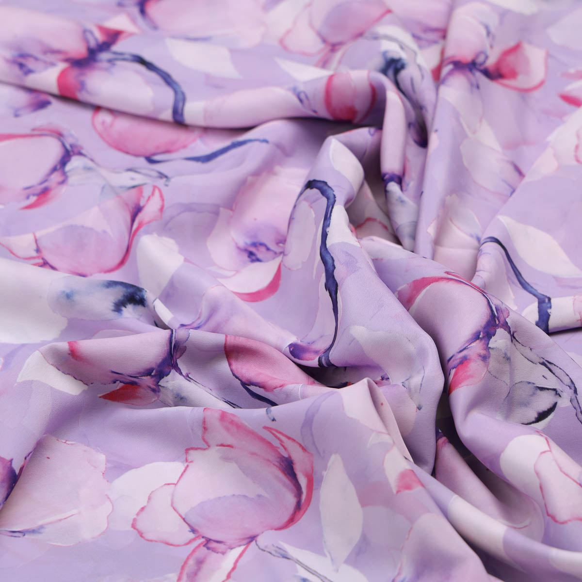 Purple Floral French Crepe Fabric – 202a2634copy