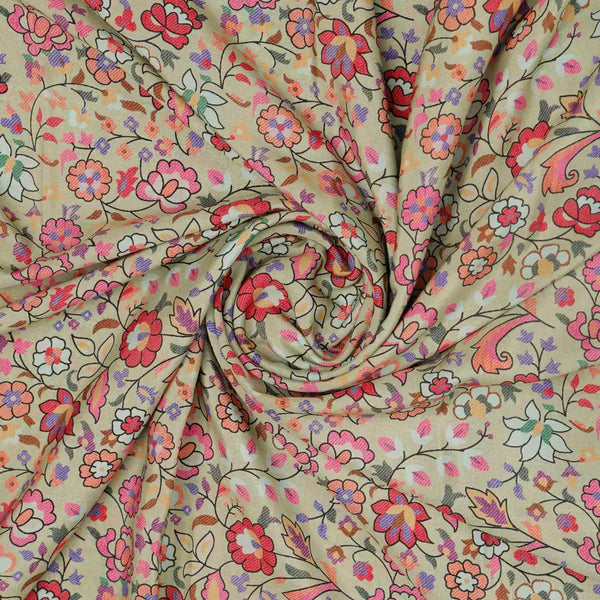 Floral Printed Crepe Fabric – 202a2643copy - alternate view