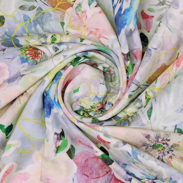 Floral Printed Crepe Fabric – 202a2650copy - alternate view