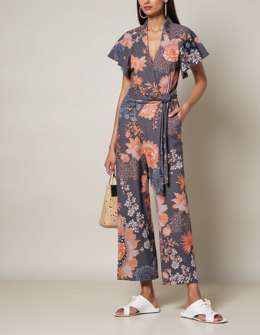 Dola Silk Floral Printed Fabric