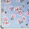 Decorative Tiny Chintz With Lily Digital Printed Fabric - Silk Crepe – 2551100 6 d