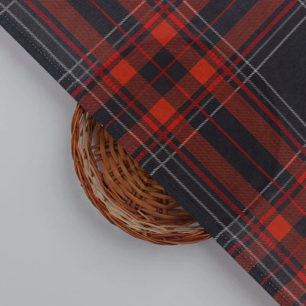 Morden Browny Checkered Digital Printed Fabric - Pure Cotton – 2 2 1332d56a 6125 4364 8357 cf62fd671cc5