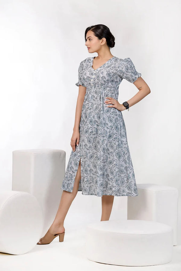 Paisley Print Dress – 44.2 87634434 0ab8 42d9 965c 9ca6cbdf82b3 - alternate view