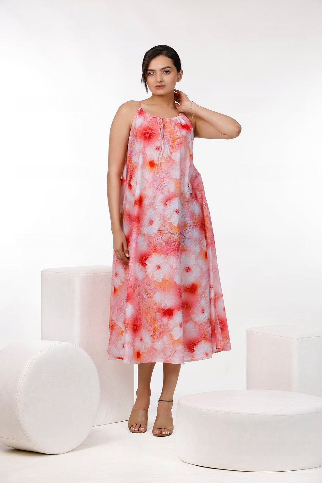 Multi Color Floral Print Maxi Dress – 45.1 efcd6d72 350d 454b a839 655ee6e9161a