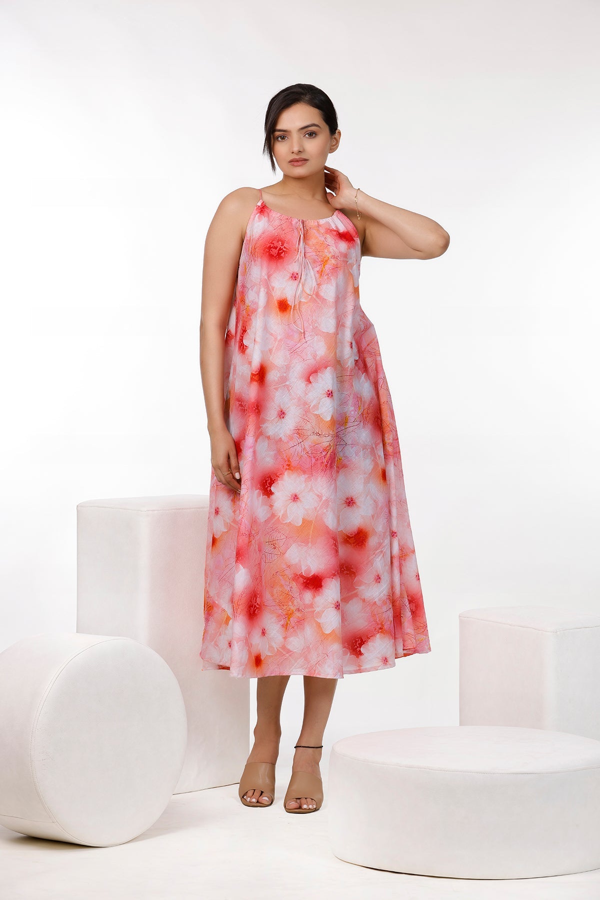Multi Color Floral Print Maxi Dress – 45.1 efcd6d72 350d 454b a839 655ee6e9161a
