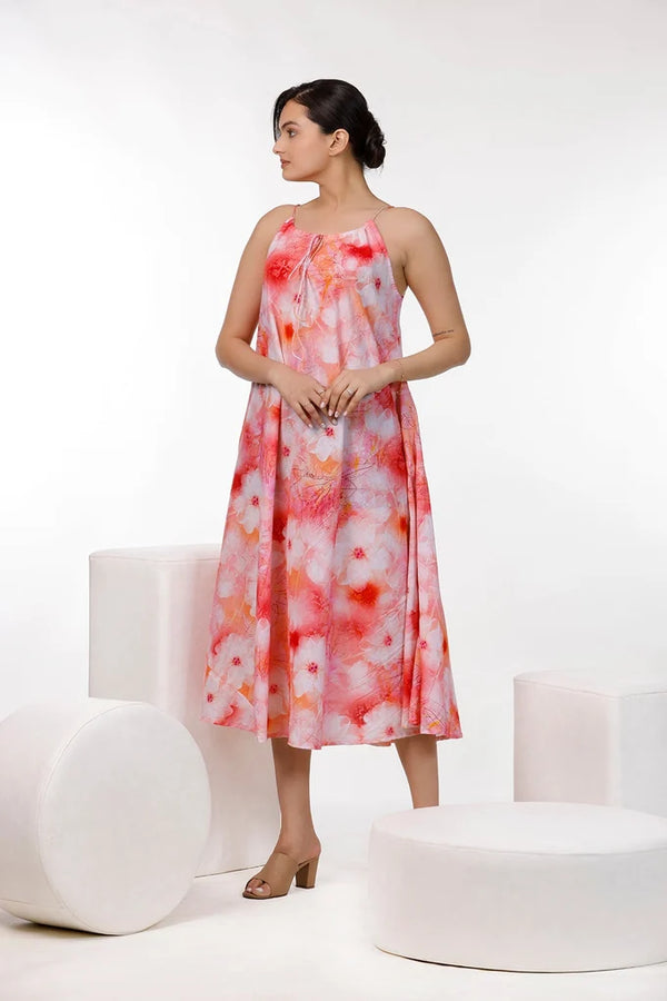 Multi Color Floral Print Maxi Dress – 45.2 82e09308 46fd 4c17 9523 ed34d8555255 - alternate view