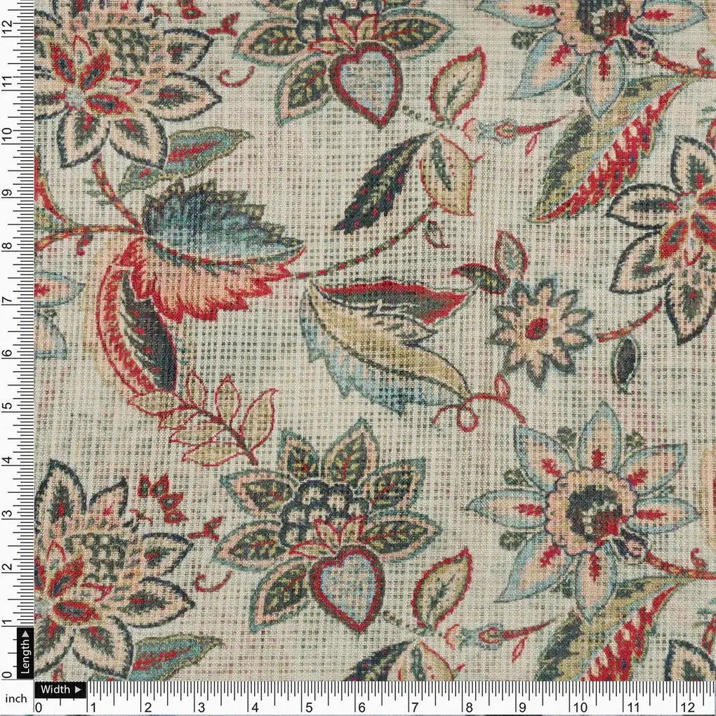 Gorgeous Digital Printed Kota Doria Fabric Material – 470a0006copy