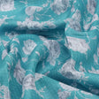Gorgeous Gray Floral Kota Doria Digital Printed Fabric material – 470a0019copy