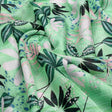 Gorgeous Floral and Leaves Printed Kota Doria Fabric Material – 470a0029copy