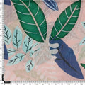 Gorgeous Kota Doria Digital Printed Fabric Material with Big Leaves – 470a0032copy