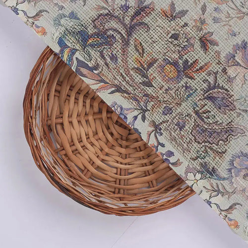 Gorgeous Kalamkari Printed Kota Doria Fabric Material – 470a0051copy