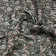 Gorgeous Kota Doria Digital Printed Fabric with Lotus Flower and Leaves – 470a0057copy
