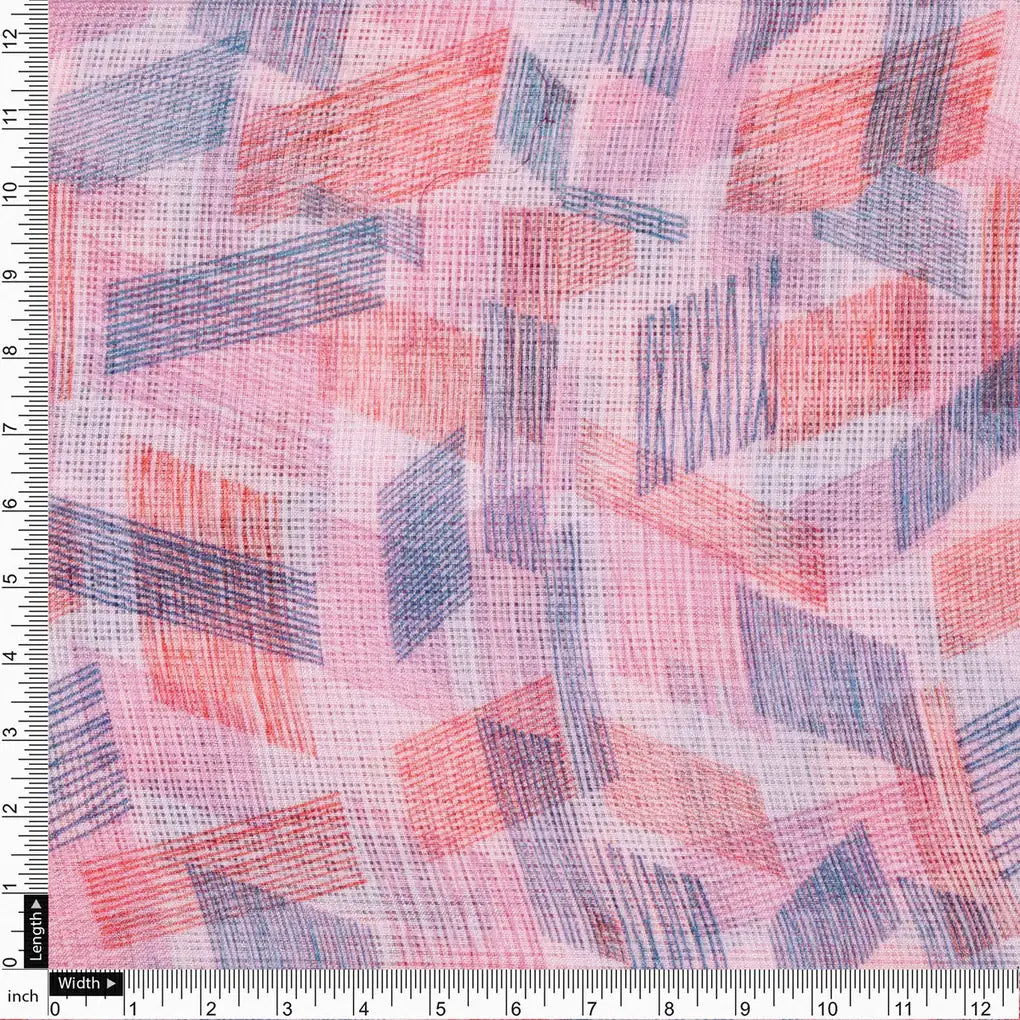 Gorgeous Abstract Print Kota Doria Digital Fabric Material for Classy Outfits – 470a0061copy