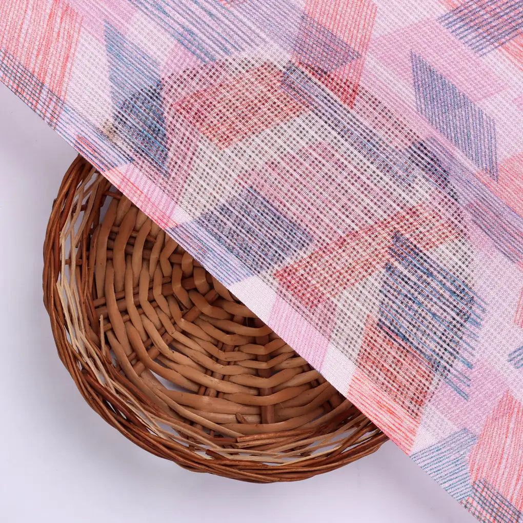 Gorgeous Abstract Print Kota Doria Digital Fabric Material for Classy Outfits – 470a0065copy
