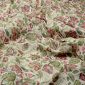 Gorgeous Kota Doria Digital Printed Fabric with Multicolor Flower and Leaves Design – 470a0075copy