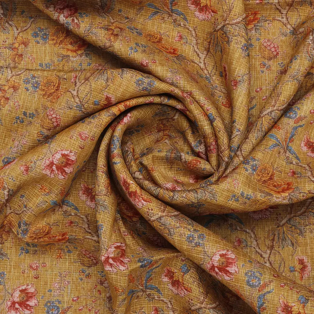 Classy Floral Velly Kota Doria Material with Decorative Flower Print – 470a0101copy