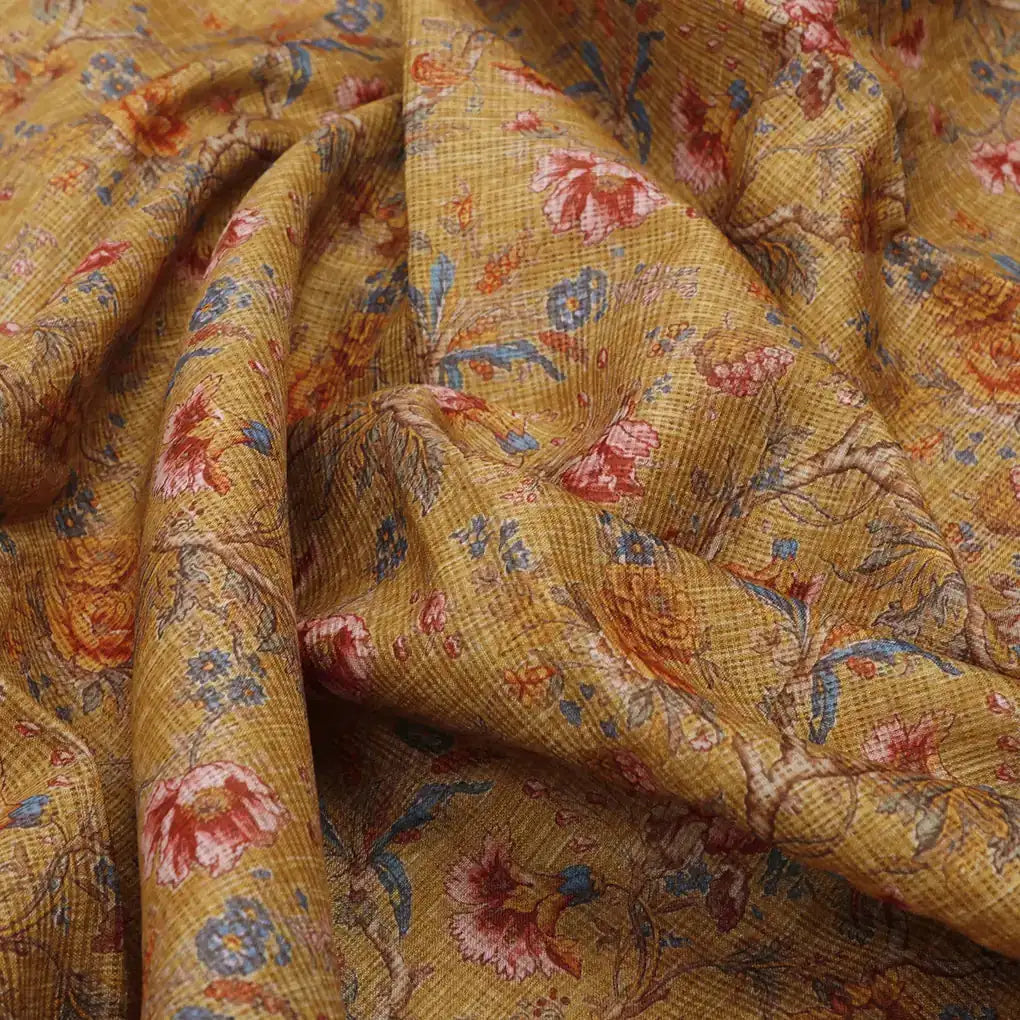 Classy Floral Velly Kota Doria Material with Decorative Flower Print – 470a0102copy