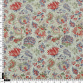 Gorgeous Floral and Leaf Digital Printed Kota Doria Fabric Material – 470a0116copy
