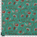 Gorgeous Kota Doria Fabric material with Decorative Floral Leaves – 470a0121copy