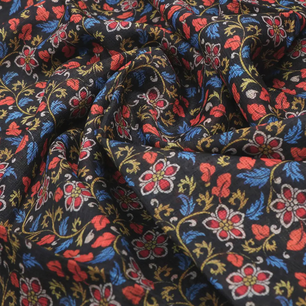 Stunning Floral Velly Kota Doria Fabric Material – 470a0162copy