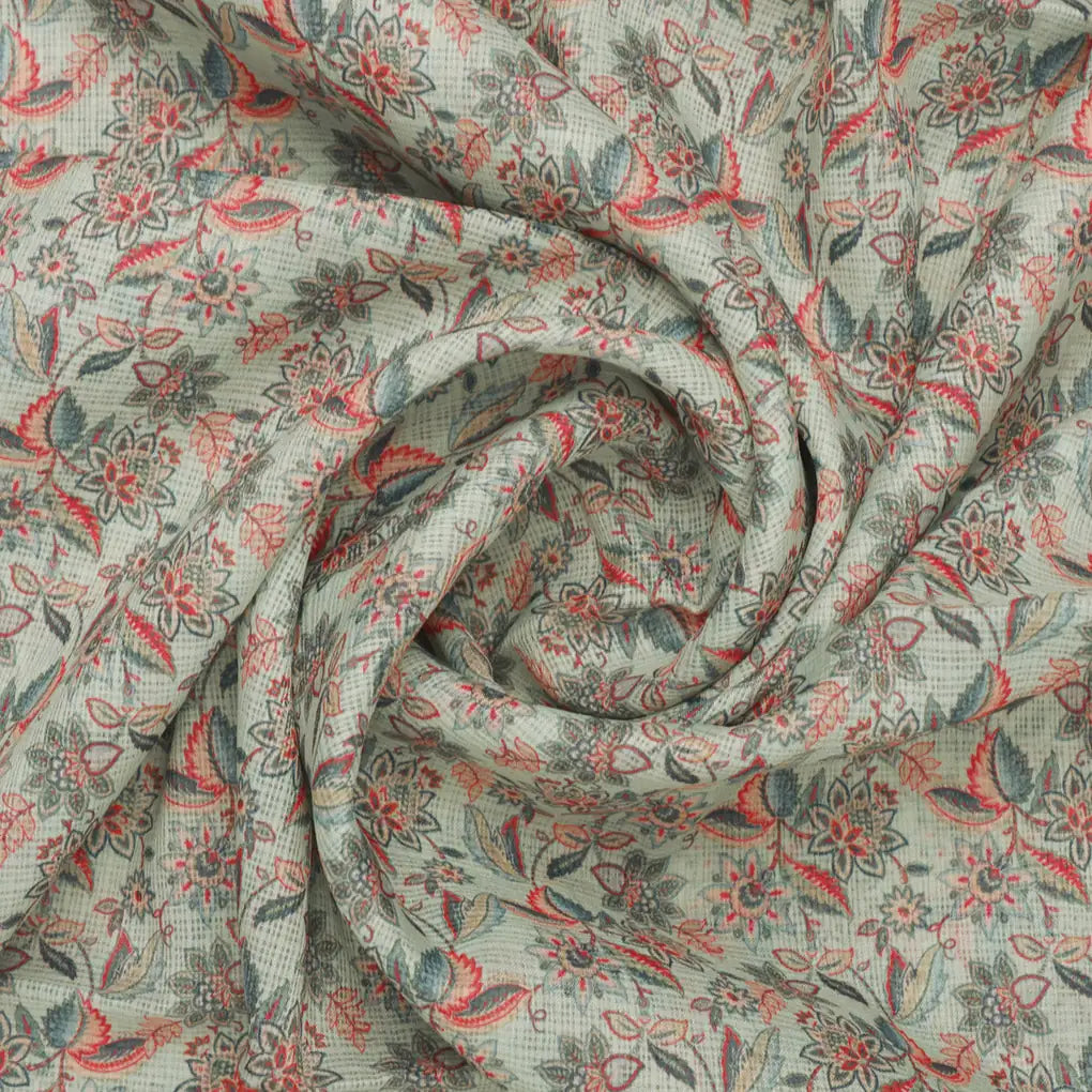 Classy Floral Velly Kota Doria Digital Printed Fabric Material – 470a0183copy